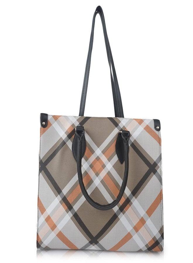 فارجو حقيبة يد نسائية من فارغو مصنوعة يدوياً، مناسبة للعمل والجامعة (بيج_FGO-526) - Image 1